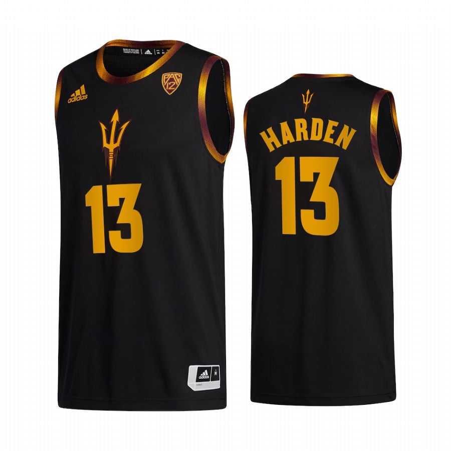 James Harden 13 Arizona State Sun Devils Black College Alumni NCAA Jersey Men's