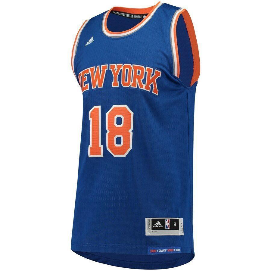 Sasha Vujacic New York Knicks Swingman Blue NBA Jersey Men's