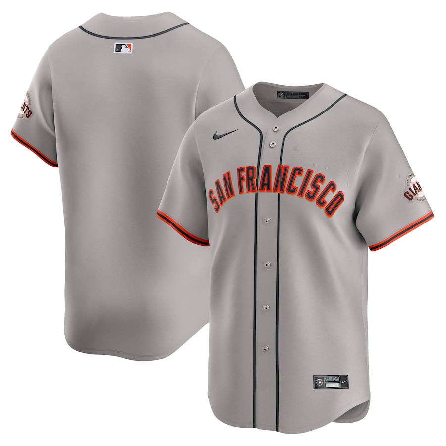 San Francisco Giants Away Limited Gray MLB Jersey Men's