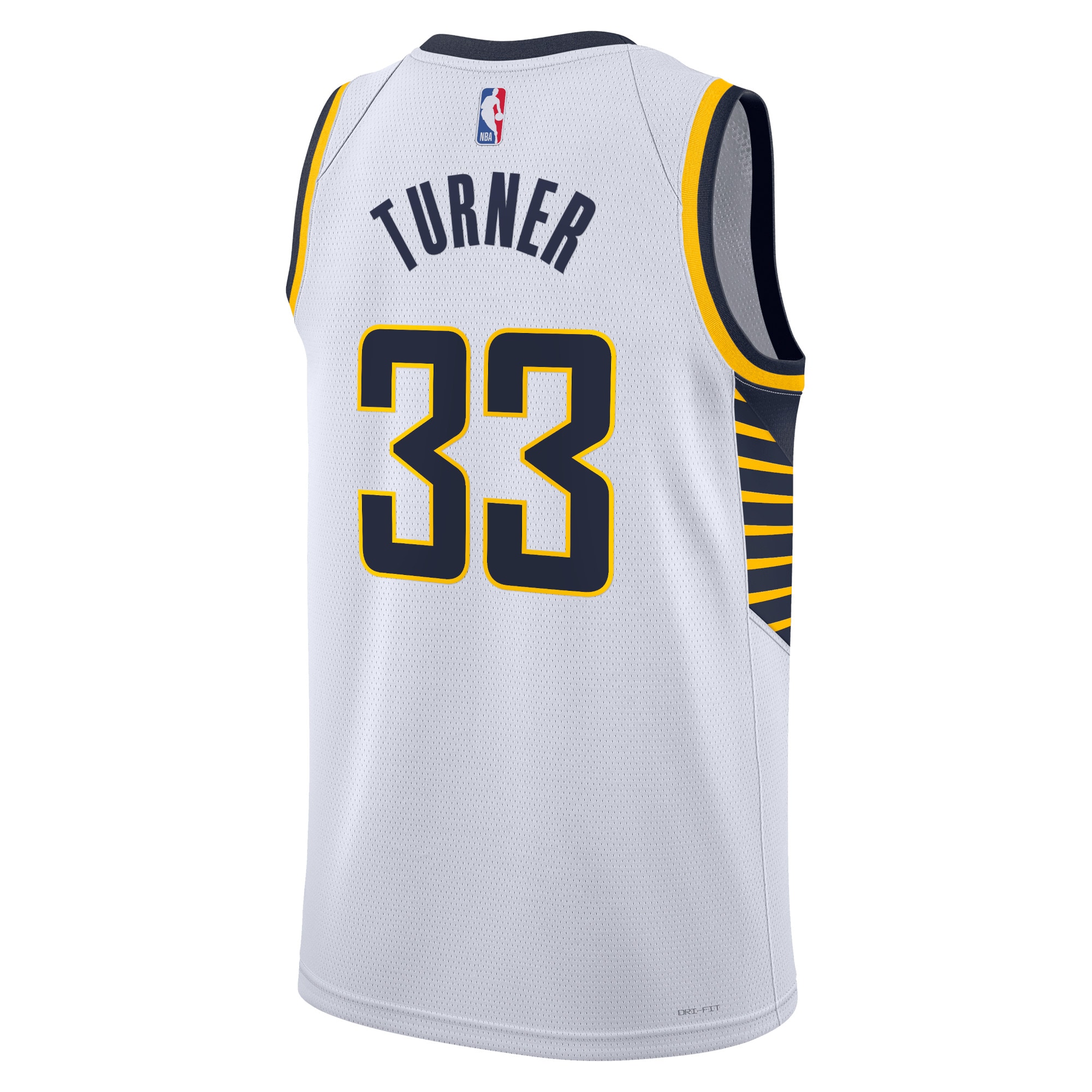 Indiana Pacers Association Edition Swingman White Myles Turne Unisex NBA Jersey Unisex