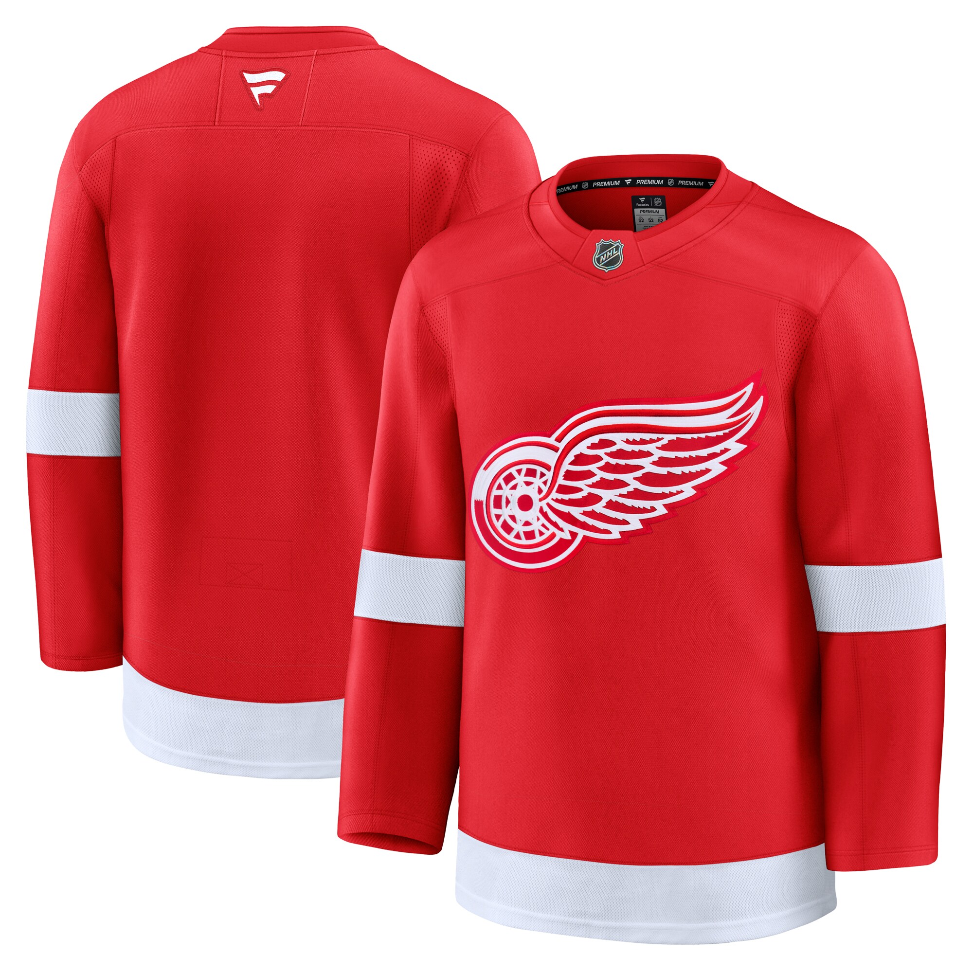 Detroit Red Wings Red Home Premium NHL Jersey Men's