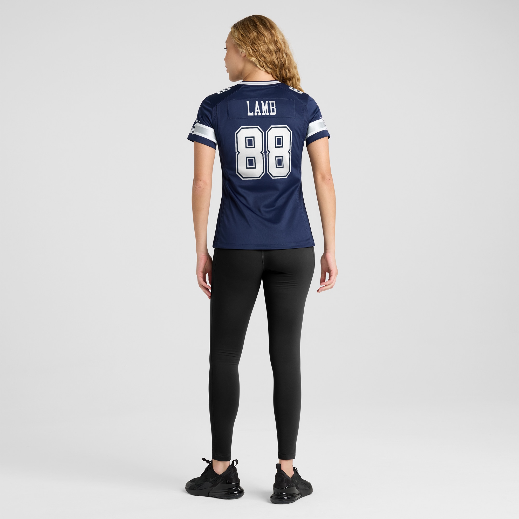 Dallas Cowboys CeeDee Lamb Navy Game NFL Jersey Women's