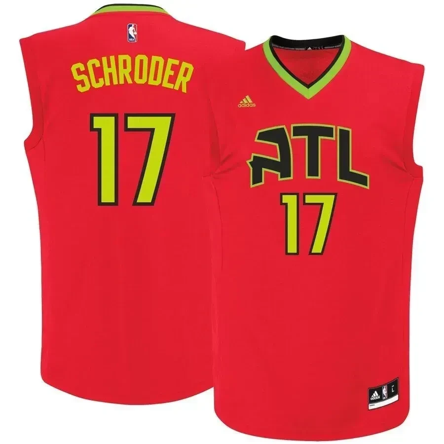 Dennis Schroder Atlanta Hawks Alternate Red NBA Jersey Men's