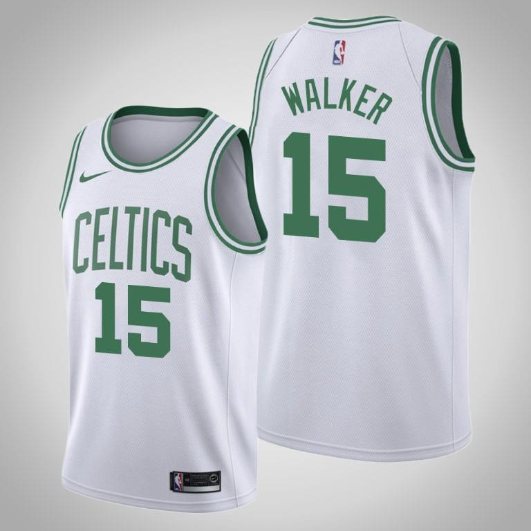 Boston Celtics Kemba Walker 1 White Swingman Association NBA Jersey Men's