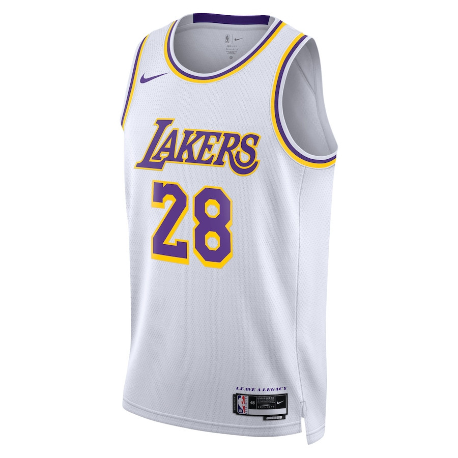 Rui Hachimura 28 Los Angeles Lakers Unisex Swingman Association Editio White NBA Jersey Unisex