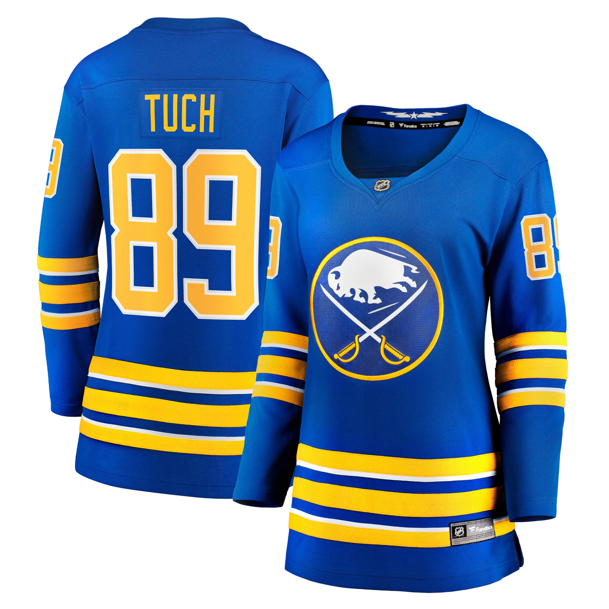 Buffalo Sabres Alex Tuch Royal Home Breakaway Player NHL Jersey Women's