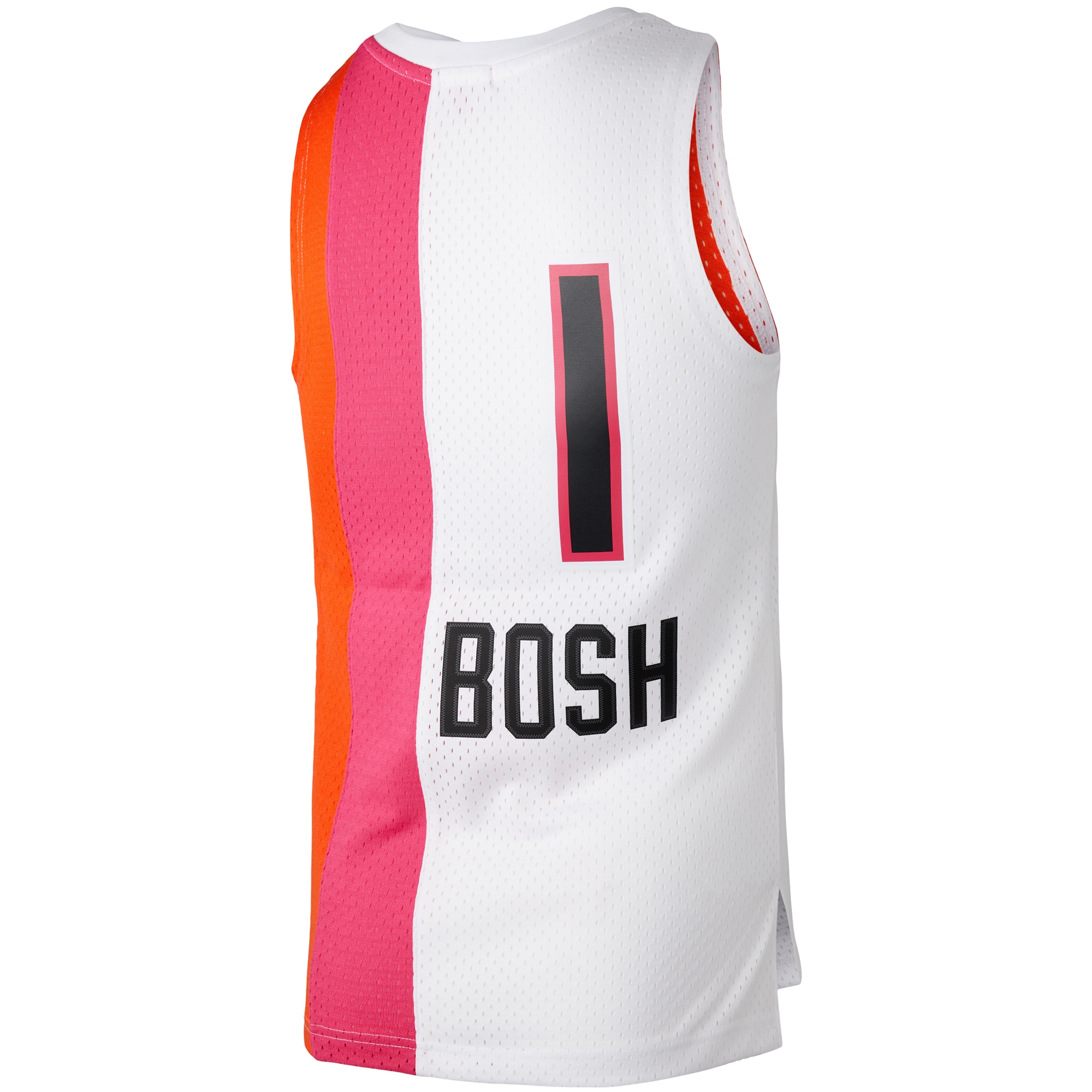 Mitchell Ness Chris Bos White Miami Heat Hardwood Classics 2011/12 Swingman NBA Jersey Women's