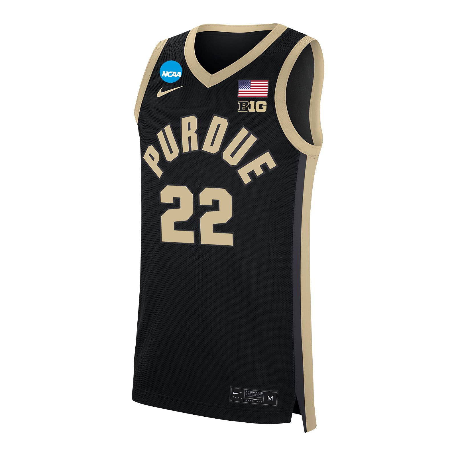 Chase Martin 22 Purdue Boilermakers 2024 Black Unisex NCAA Jersey Unisex