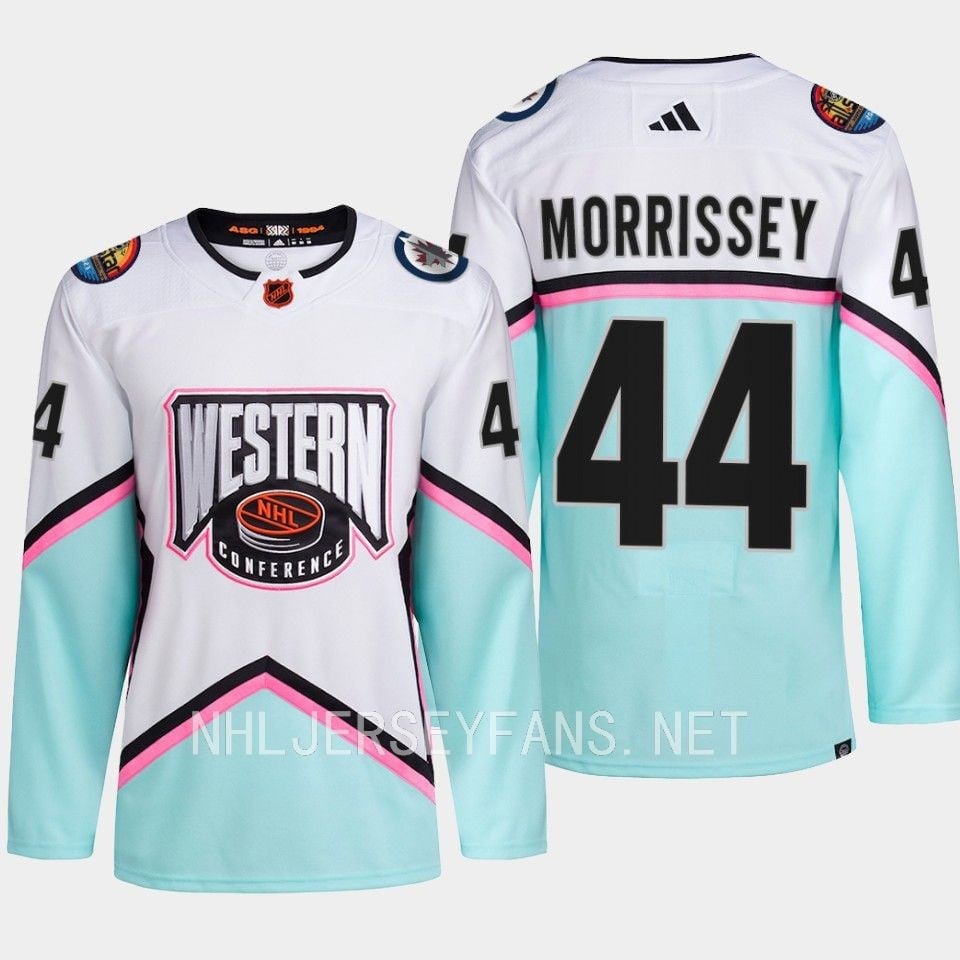 Josh Morrissey 44 Winnipeg Jets 2023 All Star Game White Equipment NHL Jersey Men's