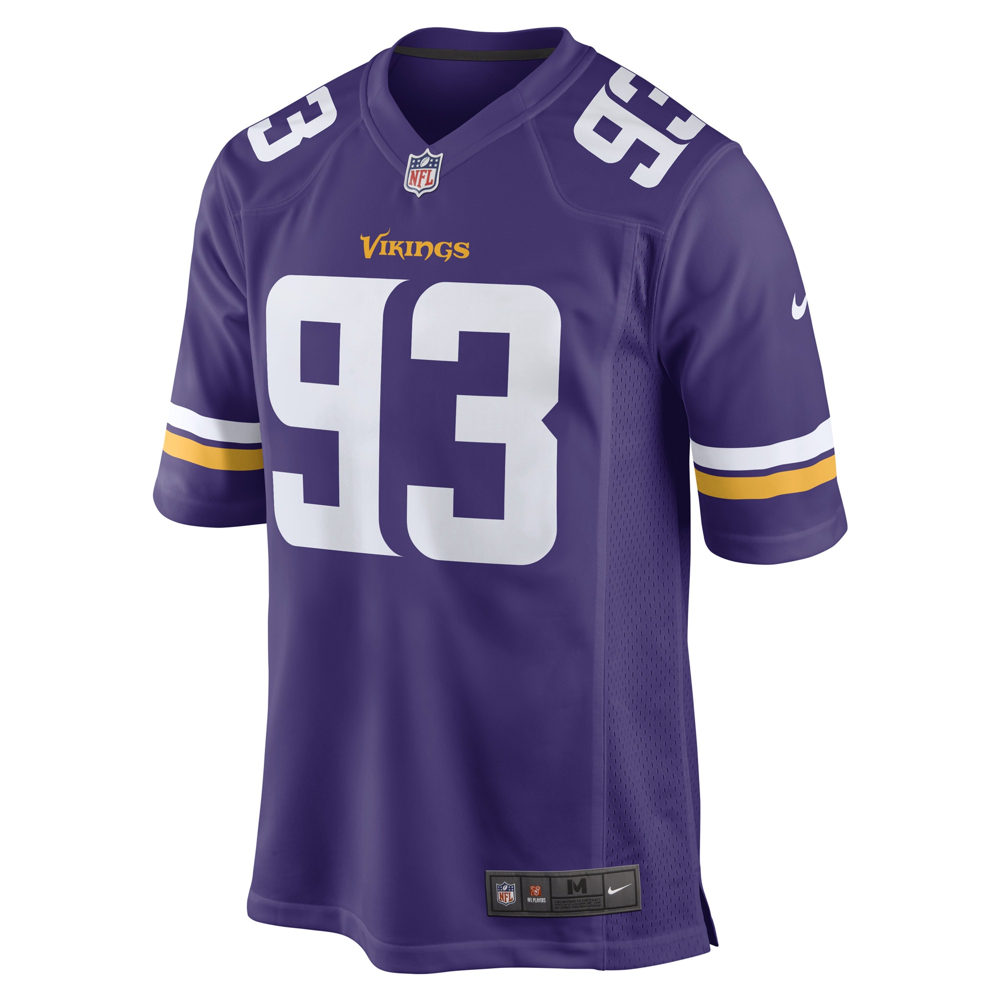 Minnesota Vikings Jonathan Bullard Purple Game Player NFL Jersey Men's