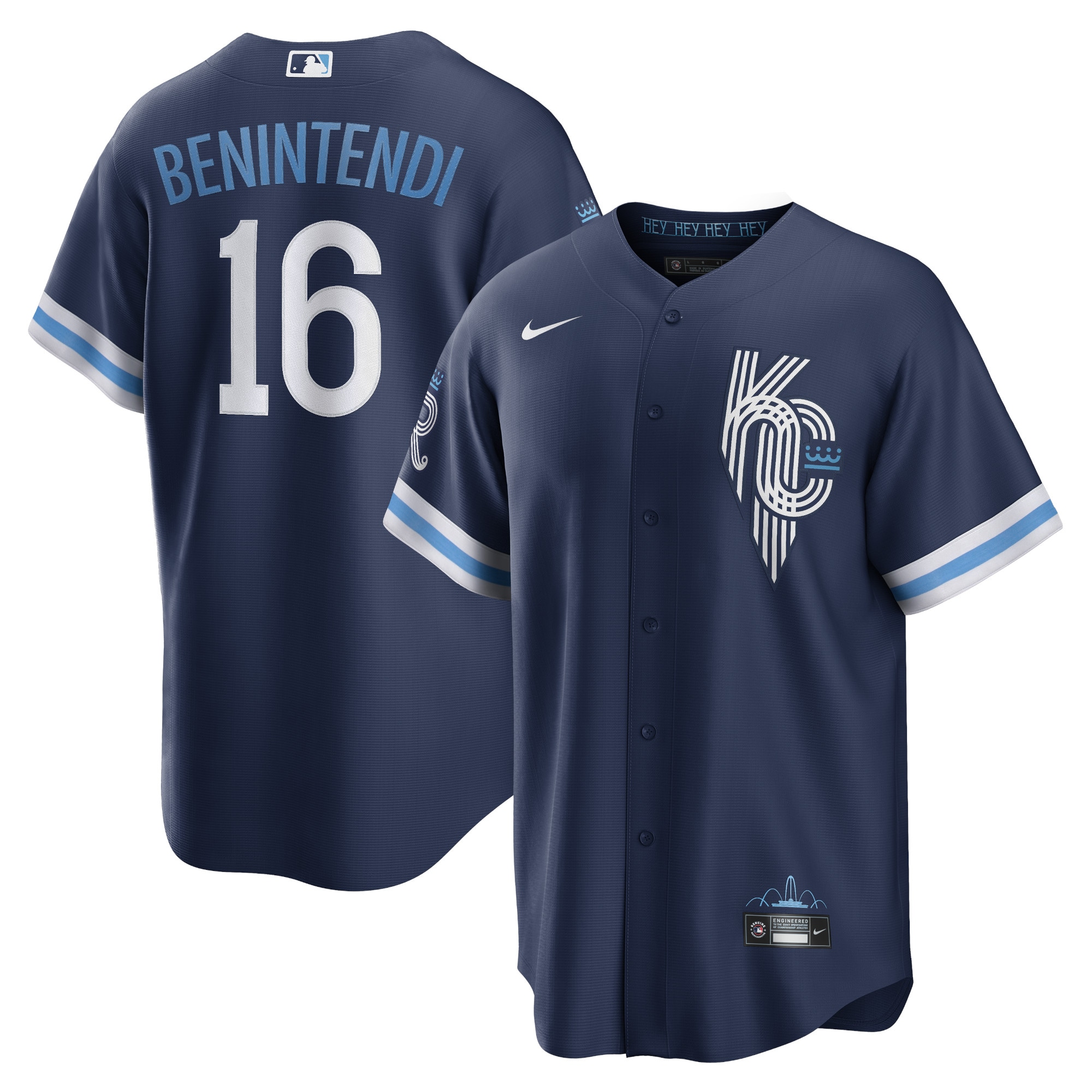 Kansas City Royals Andrew Benintendi Navy City Connect Player MLB Jersey Men's