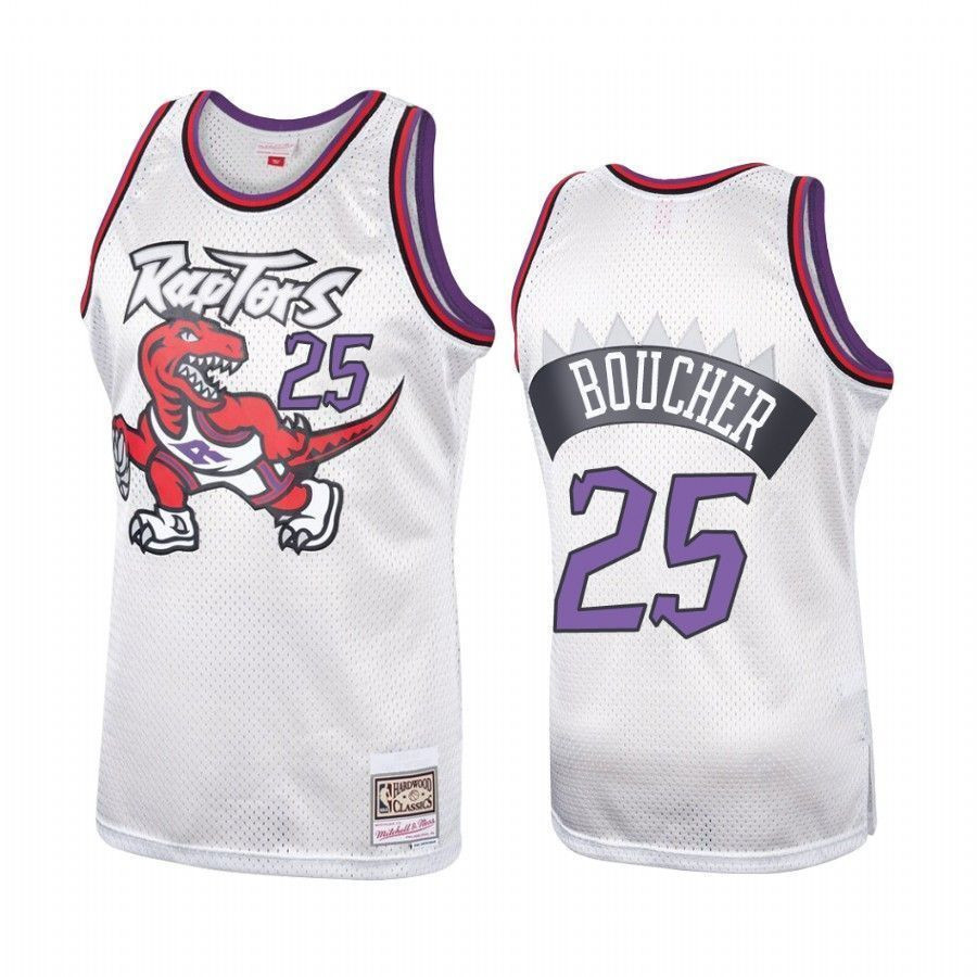 Toronto Raptors Chris Boucher Platinum Hardwood Classics 25 NBA Jersey Men's