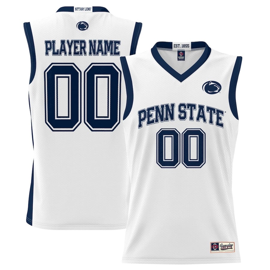 Penn State Nittany Lions NIL Custom White NCAA Jersey Men's