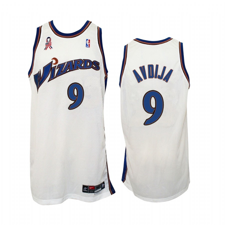 Washington Wizards Deni Avdija White Throwback NBA Jersey Men's