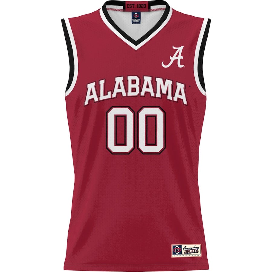 Alabama Crimson Tide NIL Custom Crimson NCAA Jersey Men's