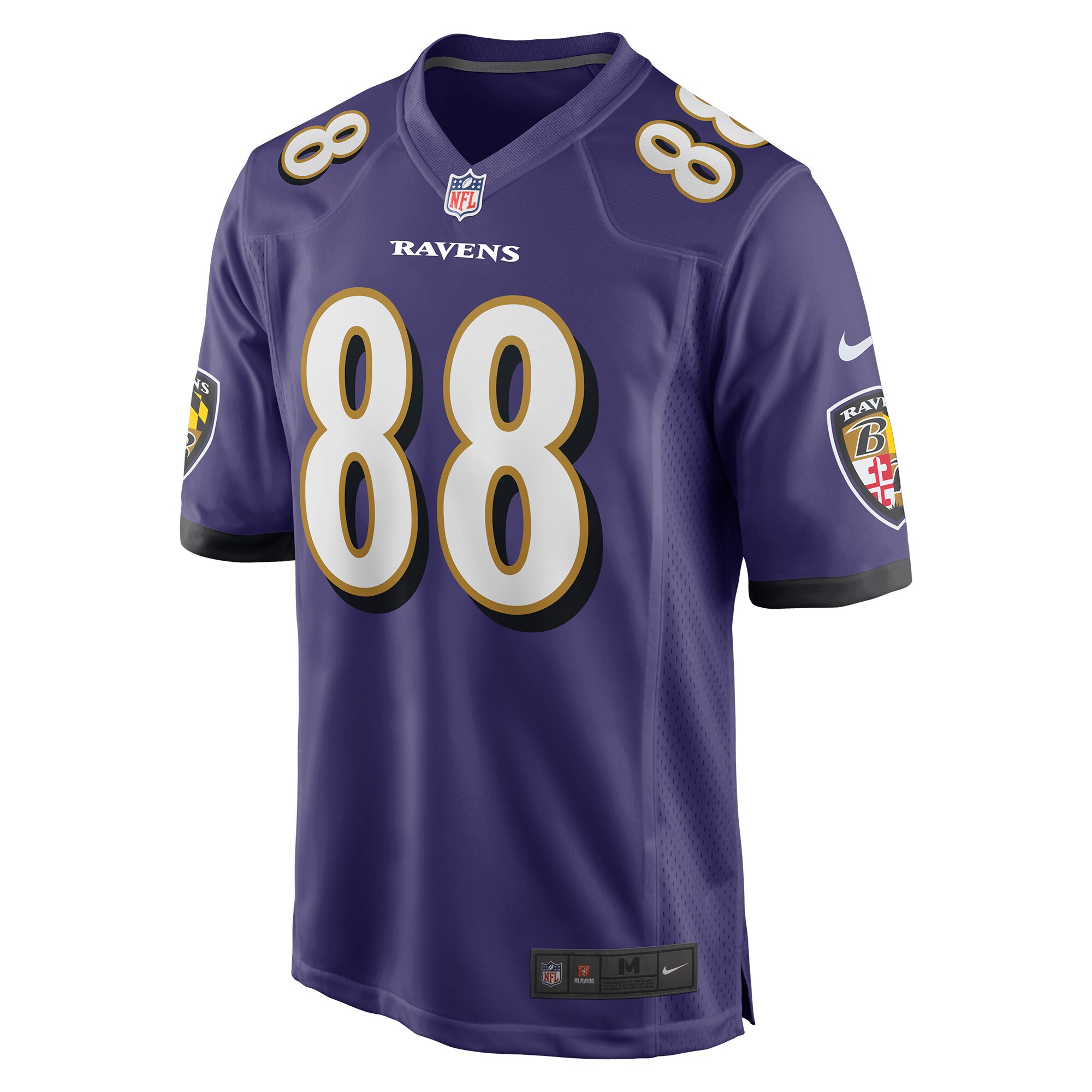 Baltimore Ravens Charlie Kolar Purple Player Game NFL Jersey Men's