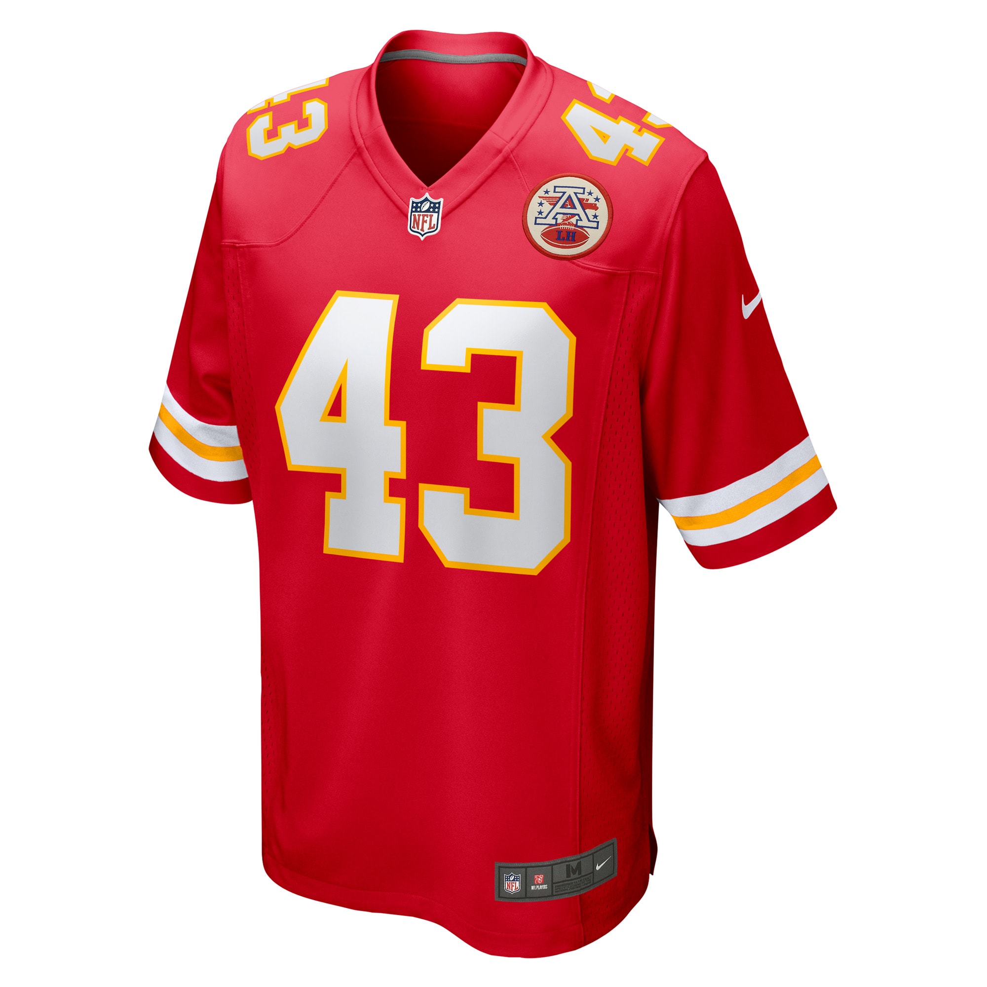 Kansas City Chiefs Jack Cochrane Red Game Player NFL Jersey Men's