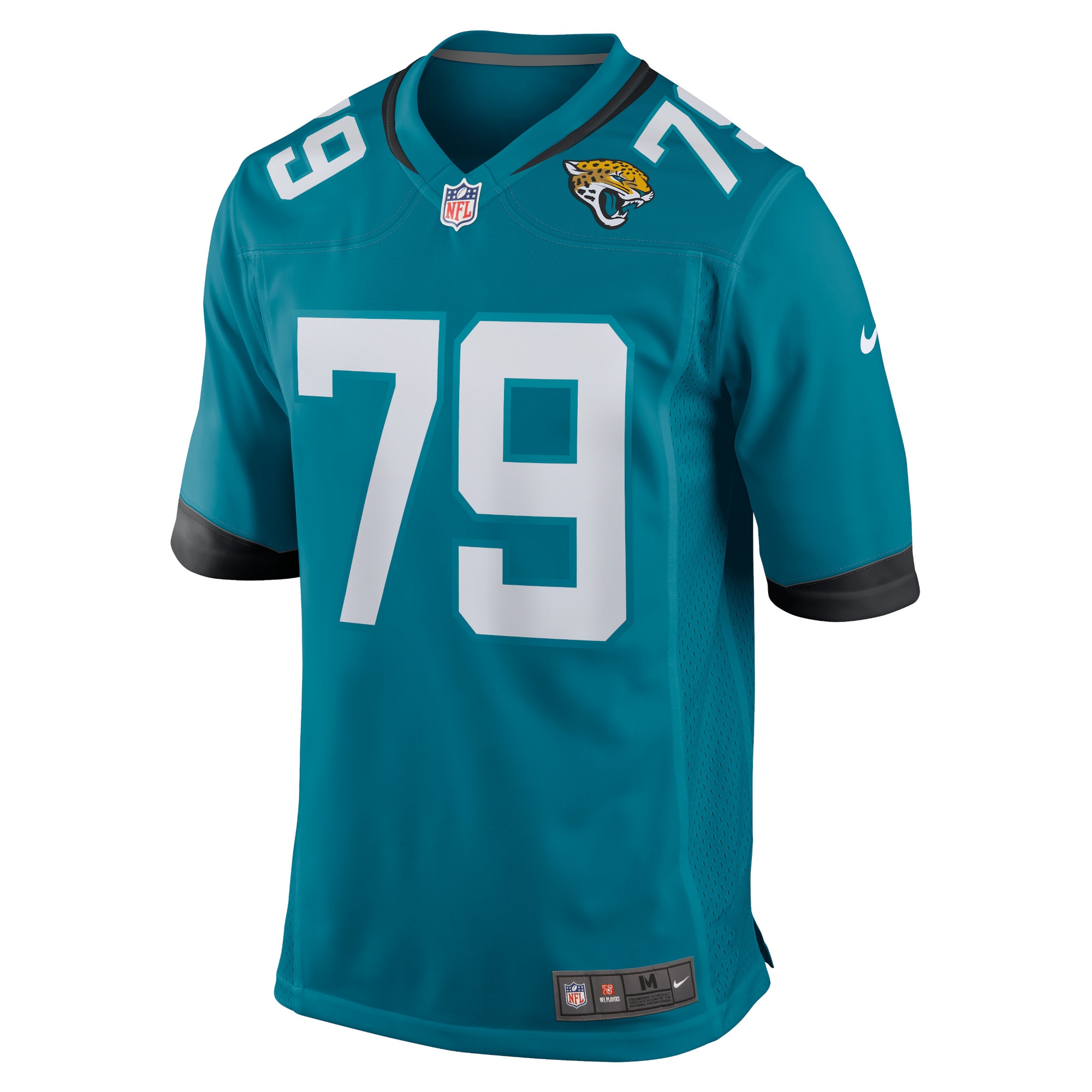 Jacksonville Jaguars Luke Fortner Teal Game NFL Jersey Men's