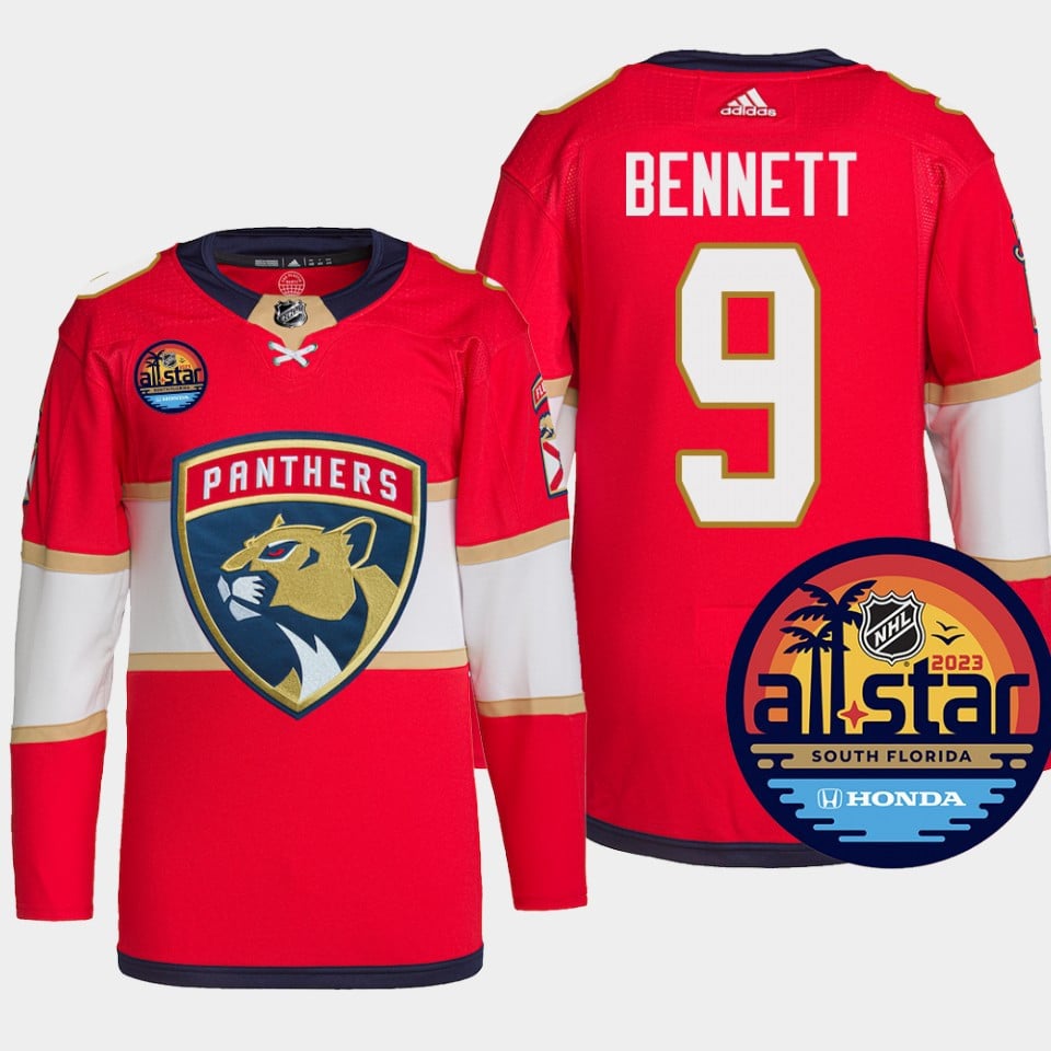 Sam Bennett 9 Florida Panthers Red 2023 All Star NHL Jersey Men's