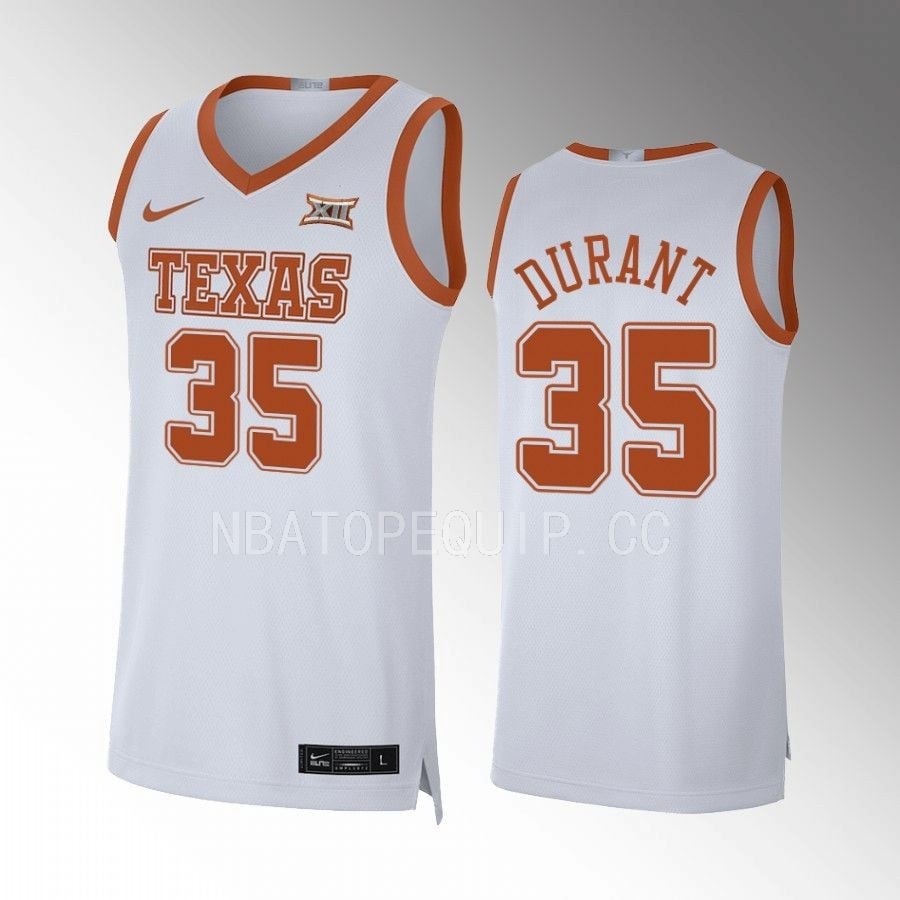 Kevin Durant 35 Texas Longhorn White Limited Alumni NCAA Jersey Men's