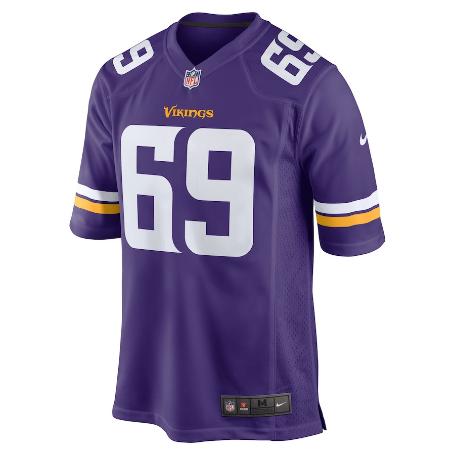 Dan Feeney 69 Minnesota Vikings Team Game Purple NFL Jersey Men's