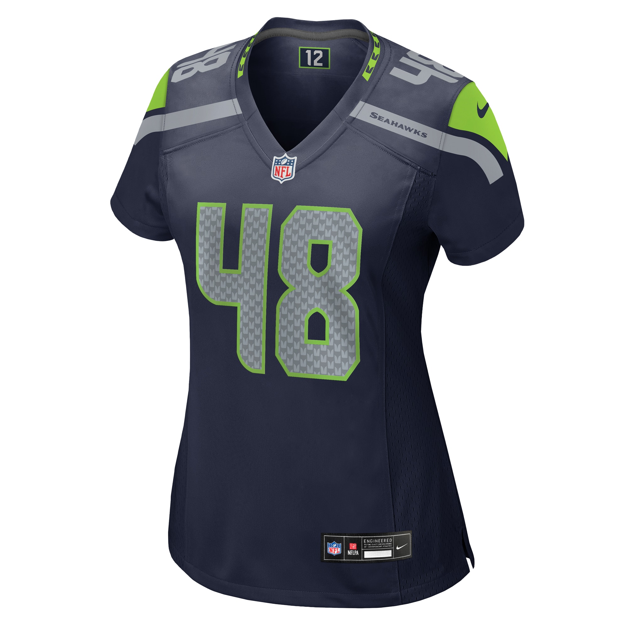 Seattle Seahawks Tyrice Knight College Navy Game NFL Jersey Women's
