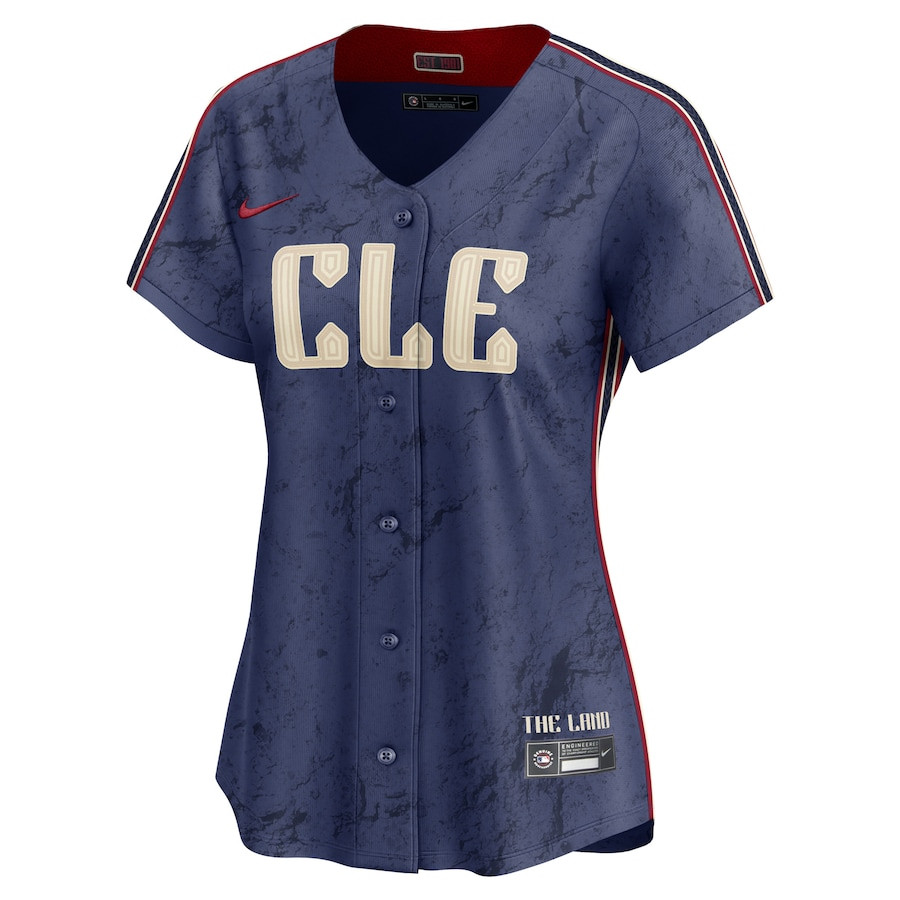 Cleveland Guardians 2024 City Connect Limited Navy MLB Jersey Women's