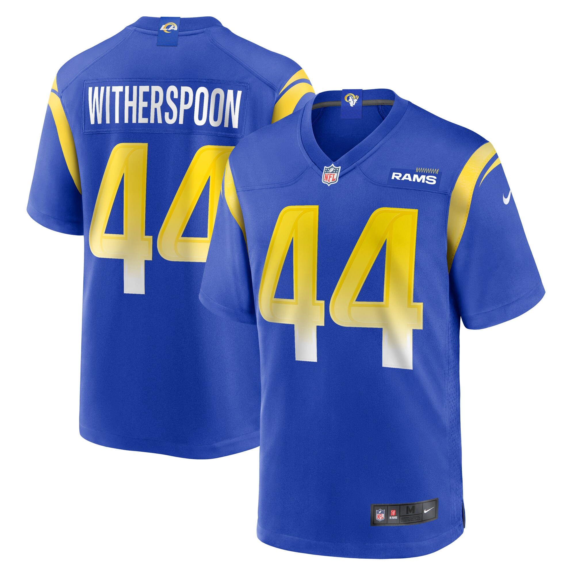 Los Angeles Rams Ahkello Witherspoon Royal Game NFL Jersey Men's