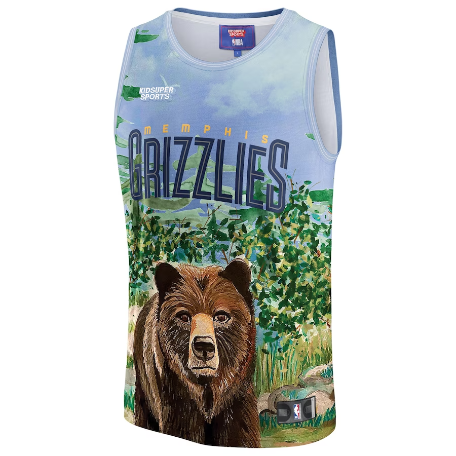 Memphis Grizzlies KidSuper Studio Unisex Hometown Teal NBA Jersey Unisex