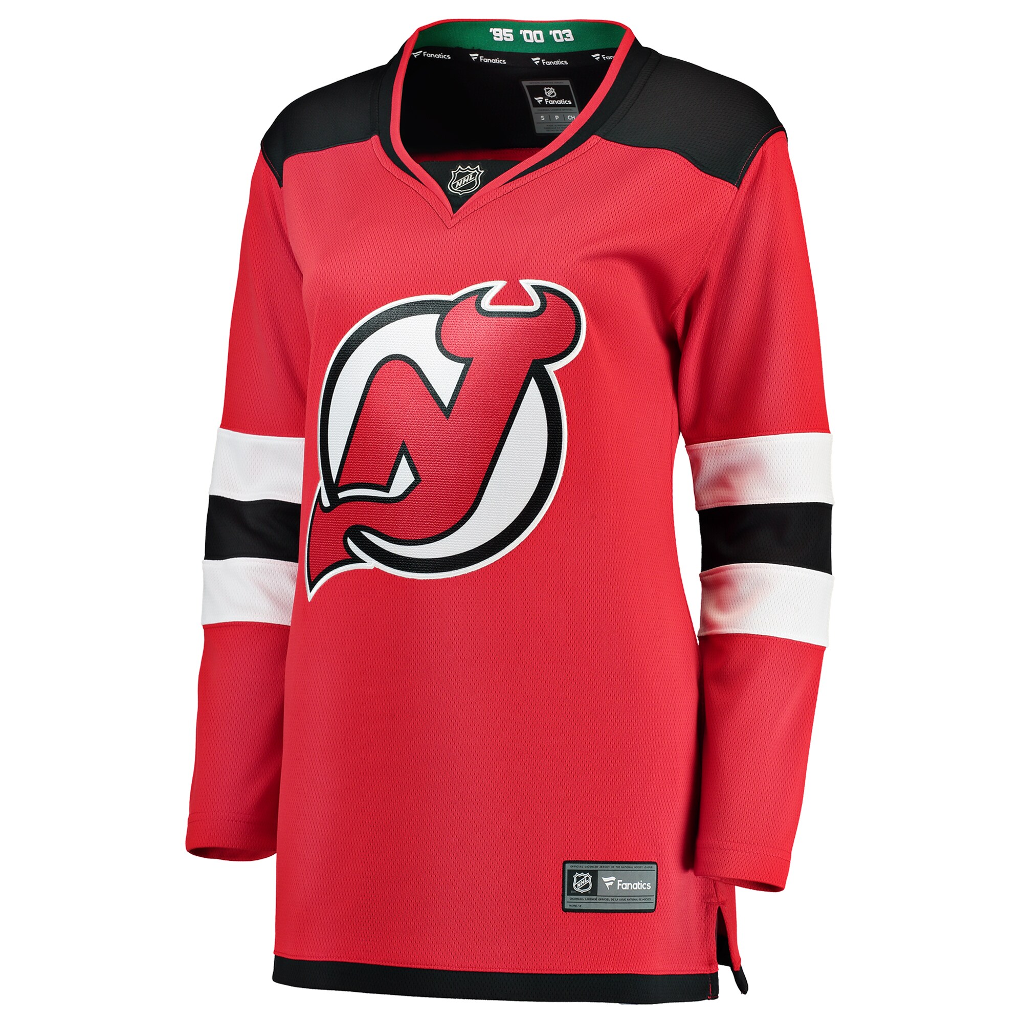 New Jersey Devils Red Breakaway Home NHL Jersey Women's