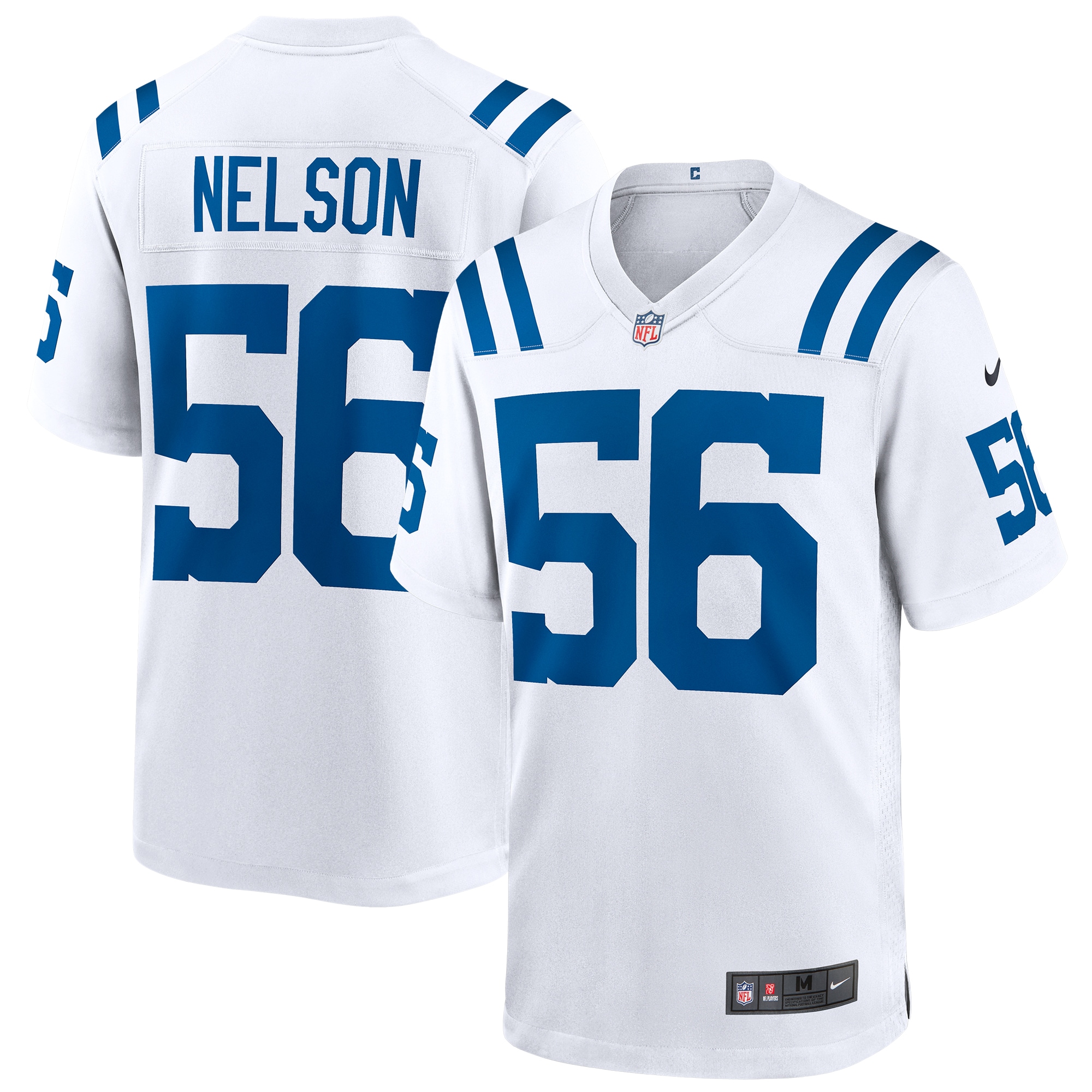 Indianapolis Colts Quenton Nelson White Game Player NFL Jersey Men's
