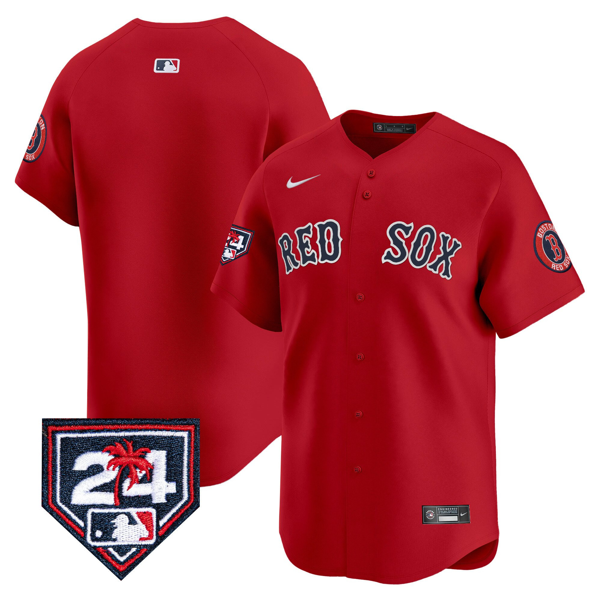 Boston Red Sox 2024 Spring Training Red MLB Jersey Men's