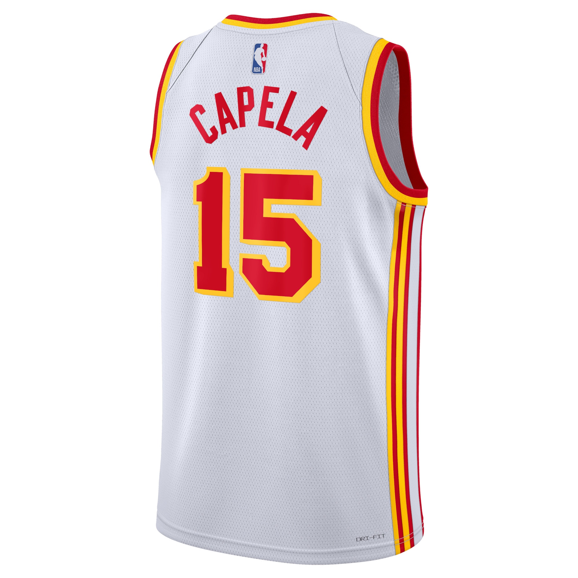 Atlanta Hawks Association Edition Swingman White Clint Capel Unisex NBA Jersey Unisex