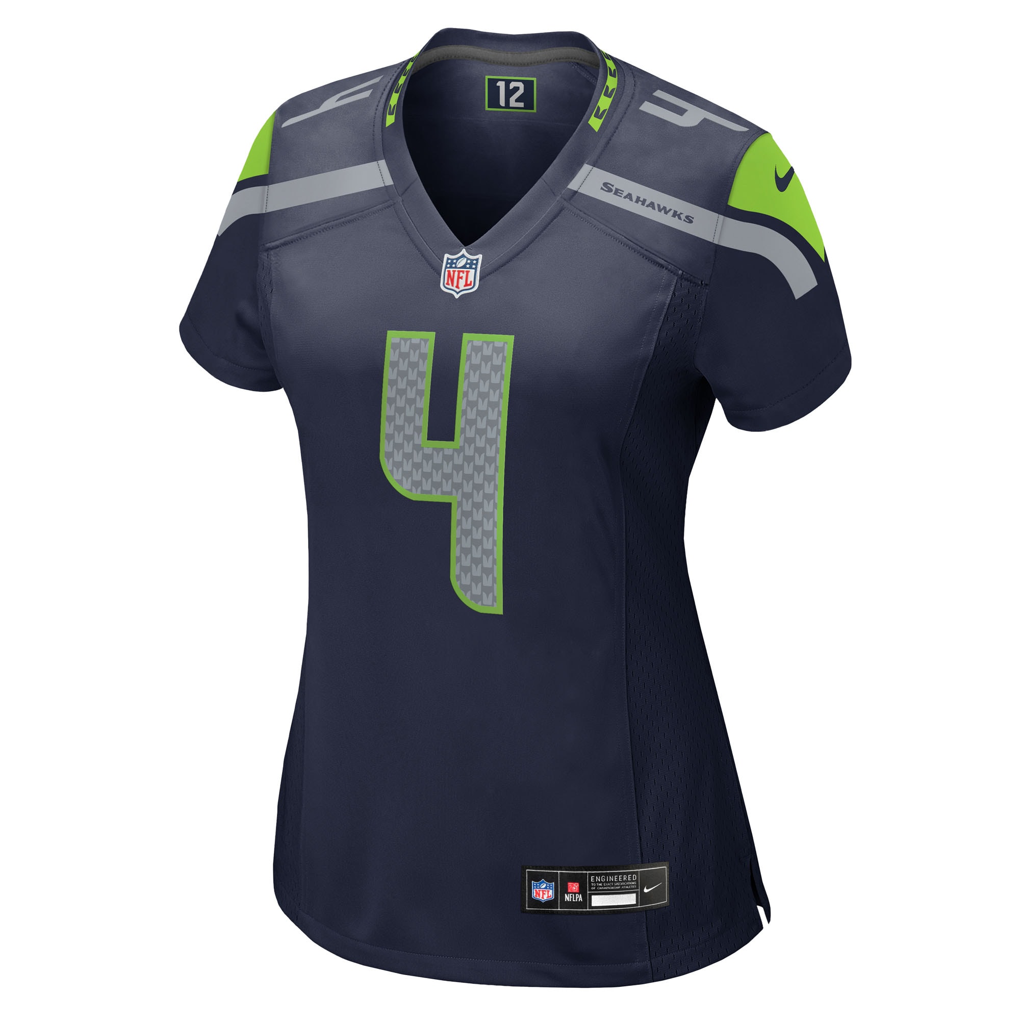 Seattle Seahawks Michael Dickson College Navy Team Game NFL Jersey Women's