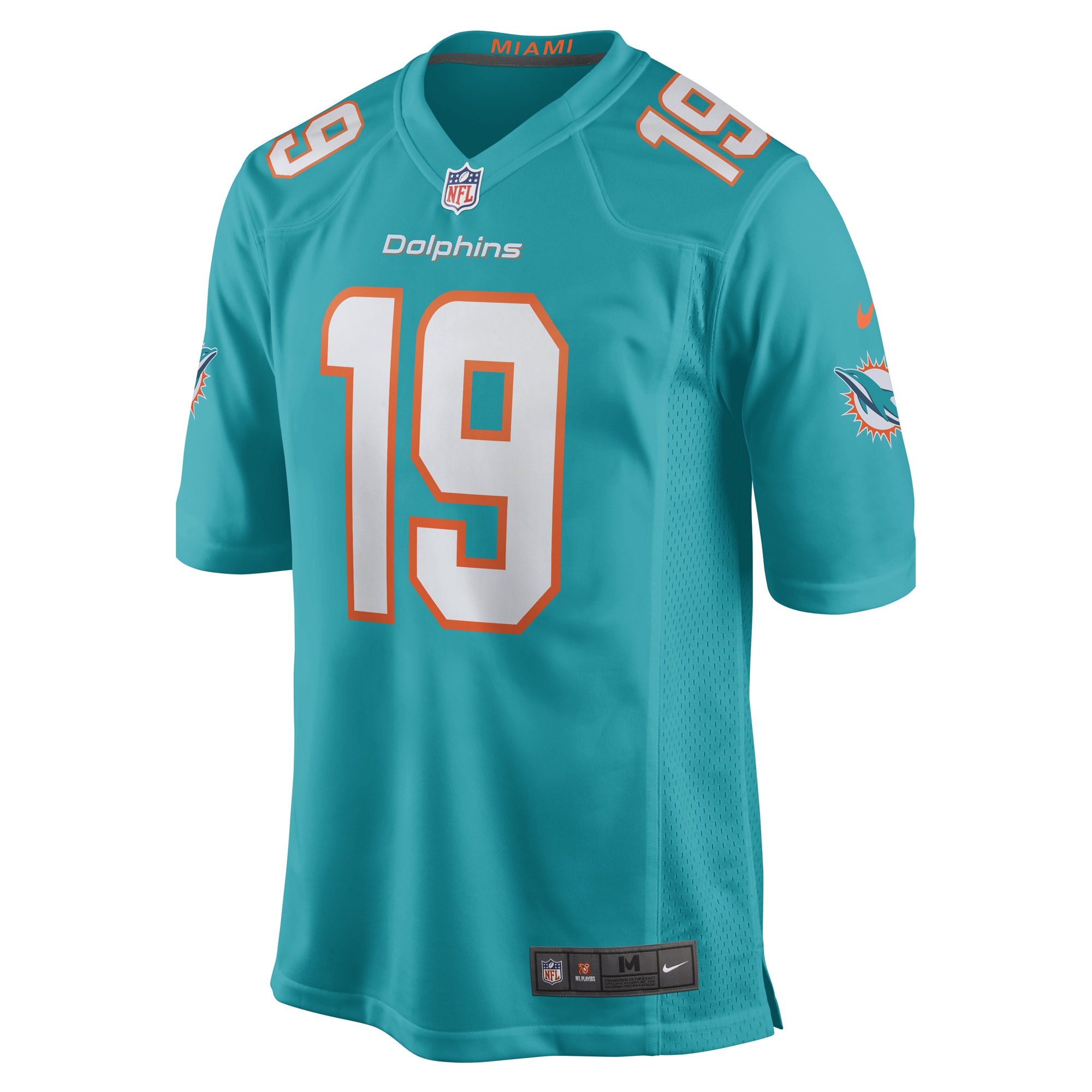 Miami Dolphins Skylar Thompson Aqua Game Player NFL Jersey Men's
