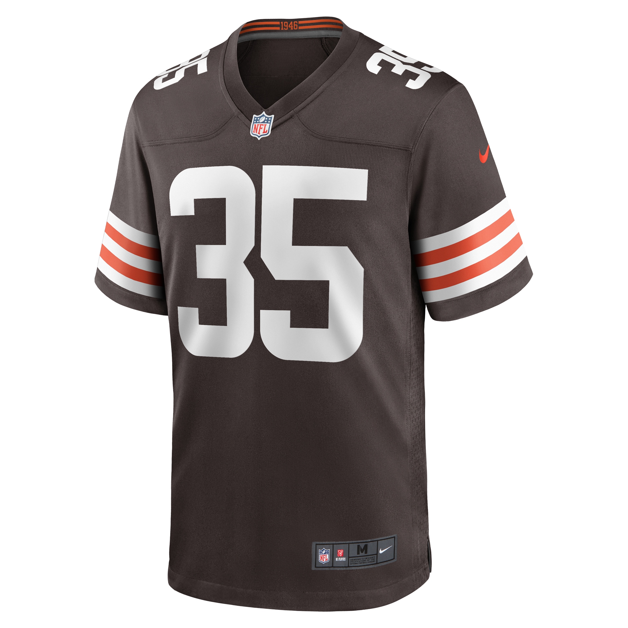 Cleveland Browns Charlie Thomas Brown Team Game NFL Jersey Men's