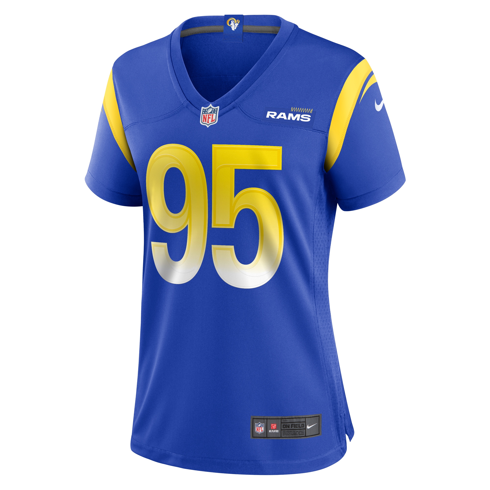 Los Angeles Rams Bobby Brown III Royal Team Game NFL Jersey Women's