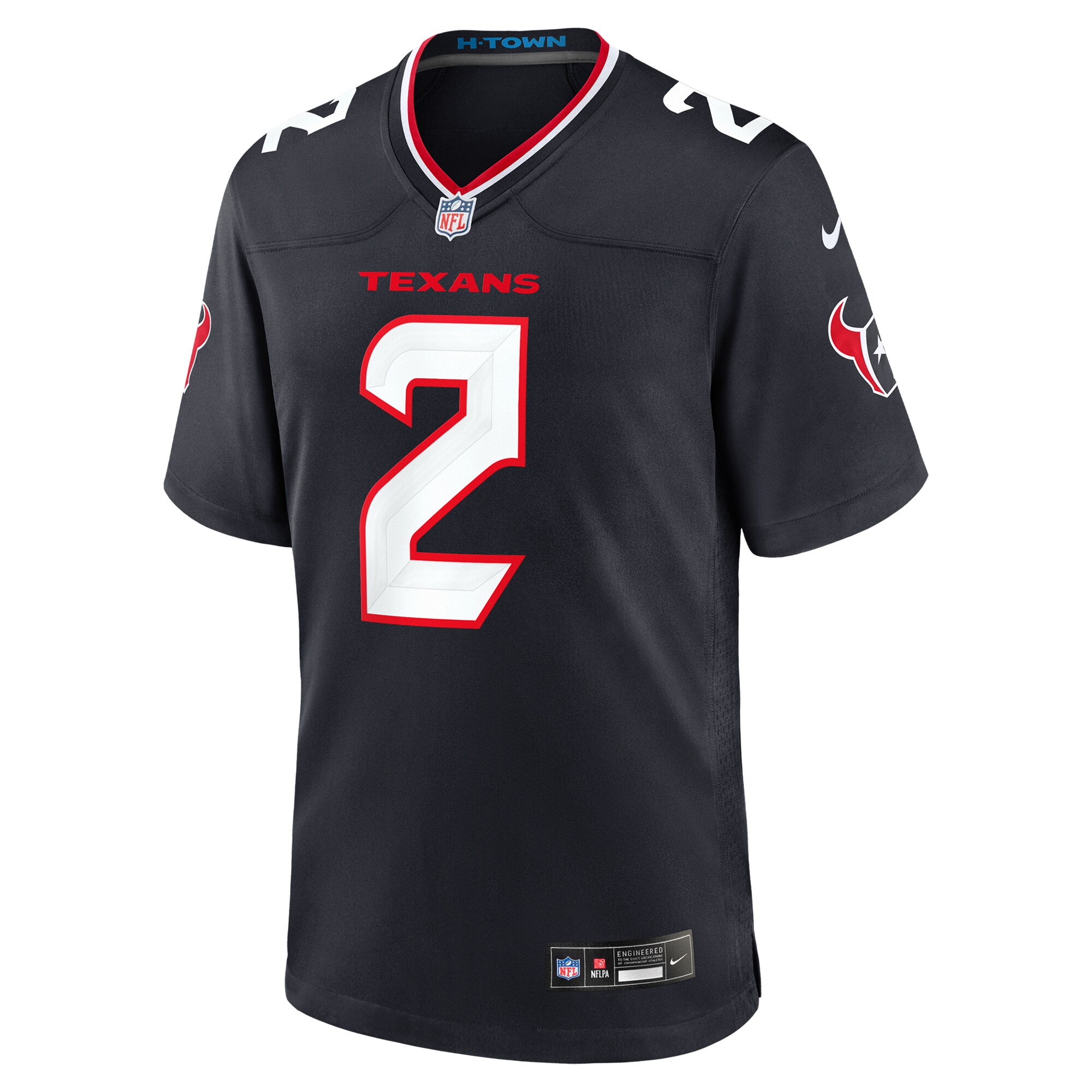 Houston Texans Robert Woods Navy Team Game NFL Jersey Men's