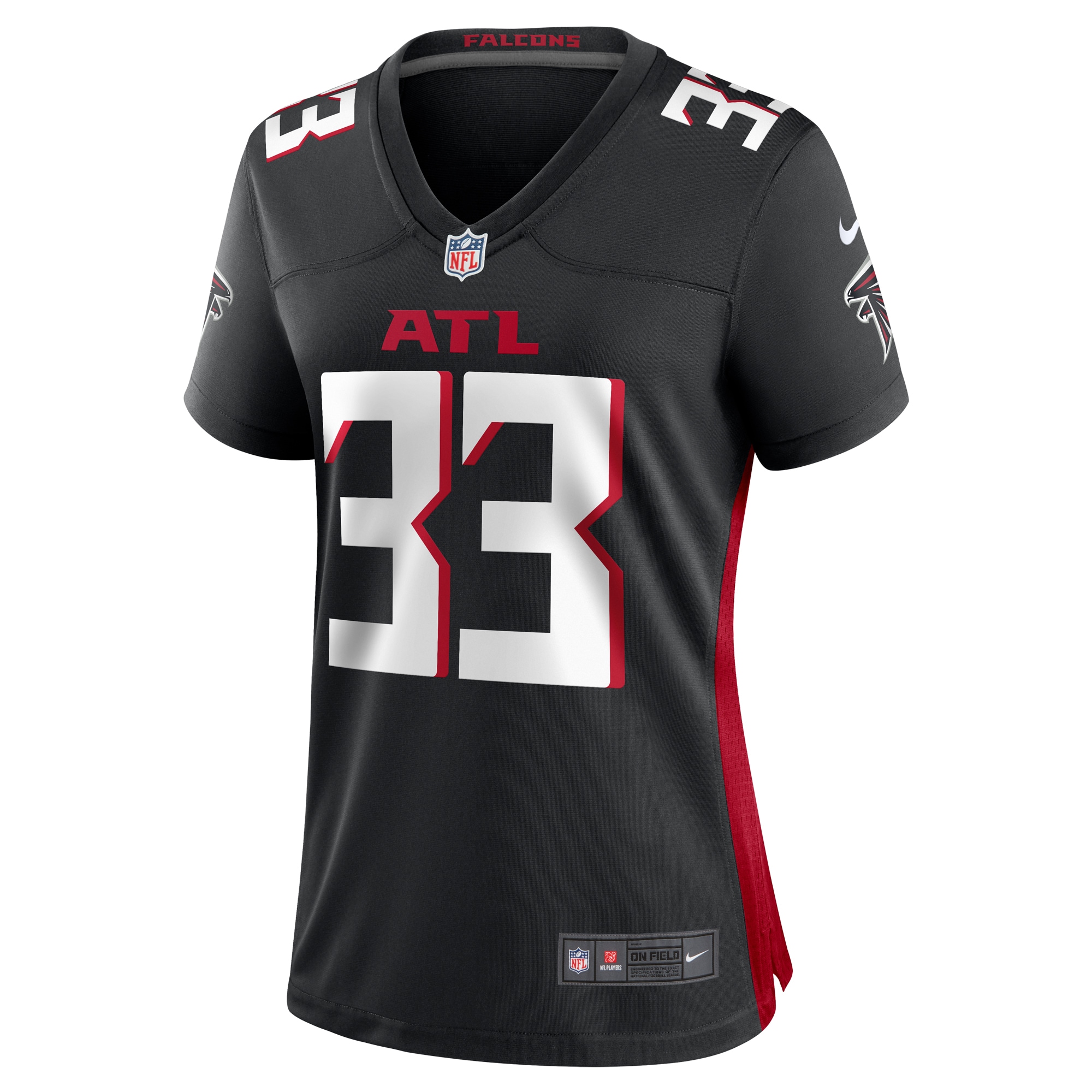 Atlanta Falcons Antonio Hamilton Black Game NFL Jersey Women's