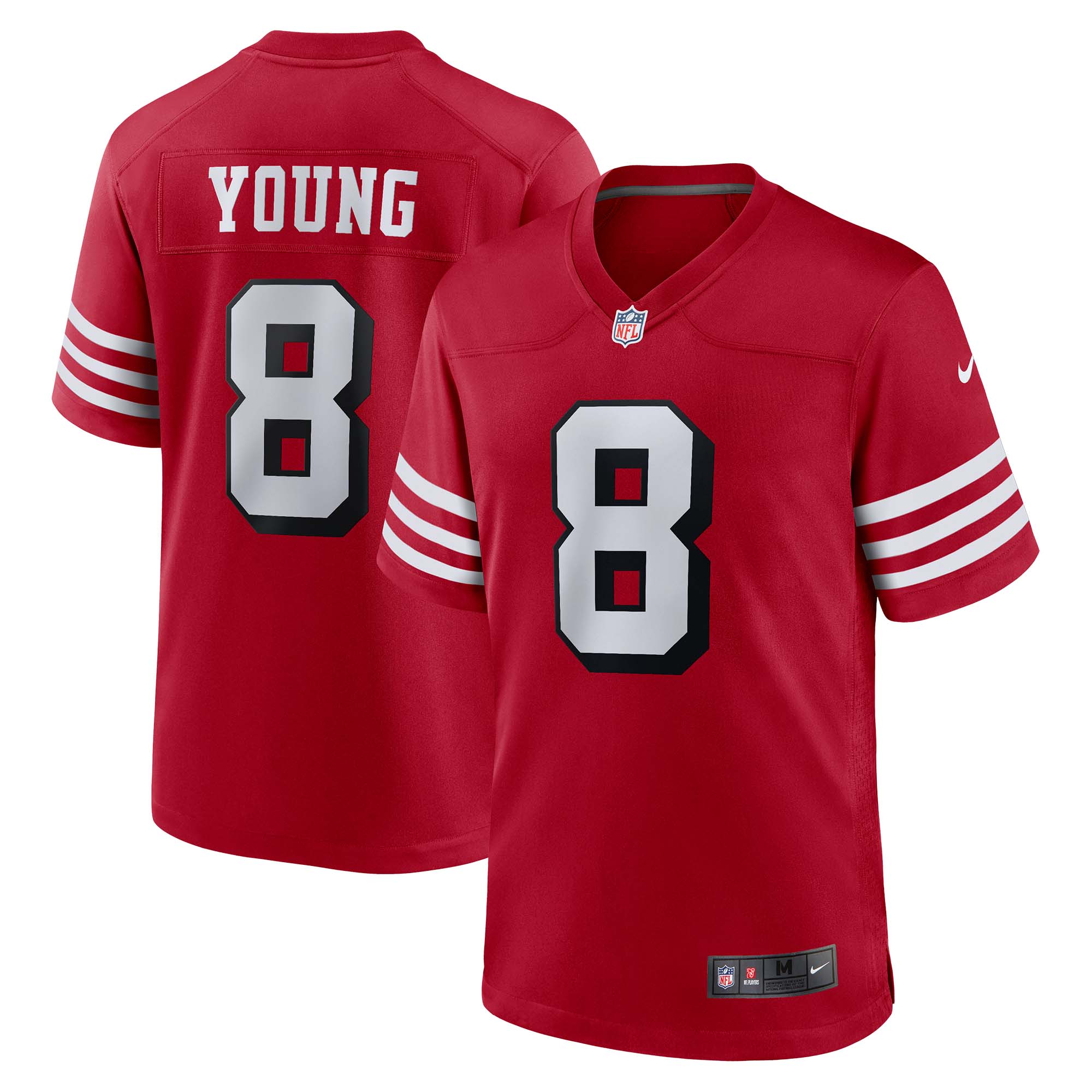 San Francisco 49ers Steve Young Scarlet Retired Alternate Game NFL Jersey Men's