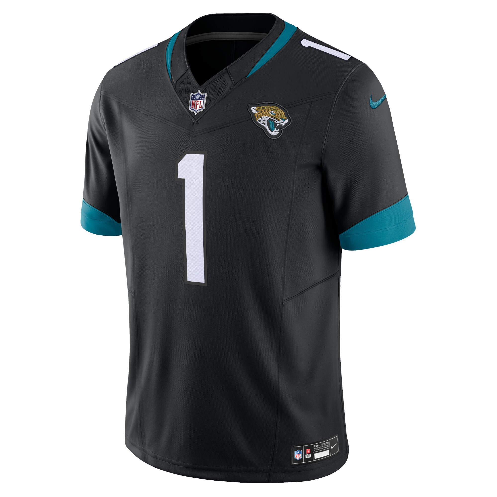 Jacksonville Jaguars Travis Etienne Black Vapor F.U.S.E. Limited NFL Jersey Men's
