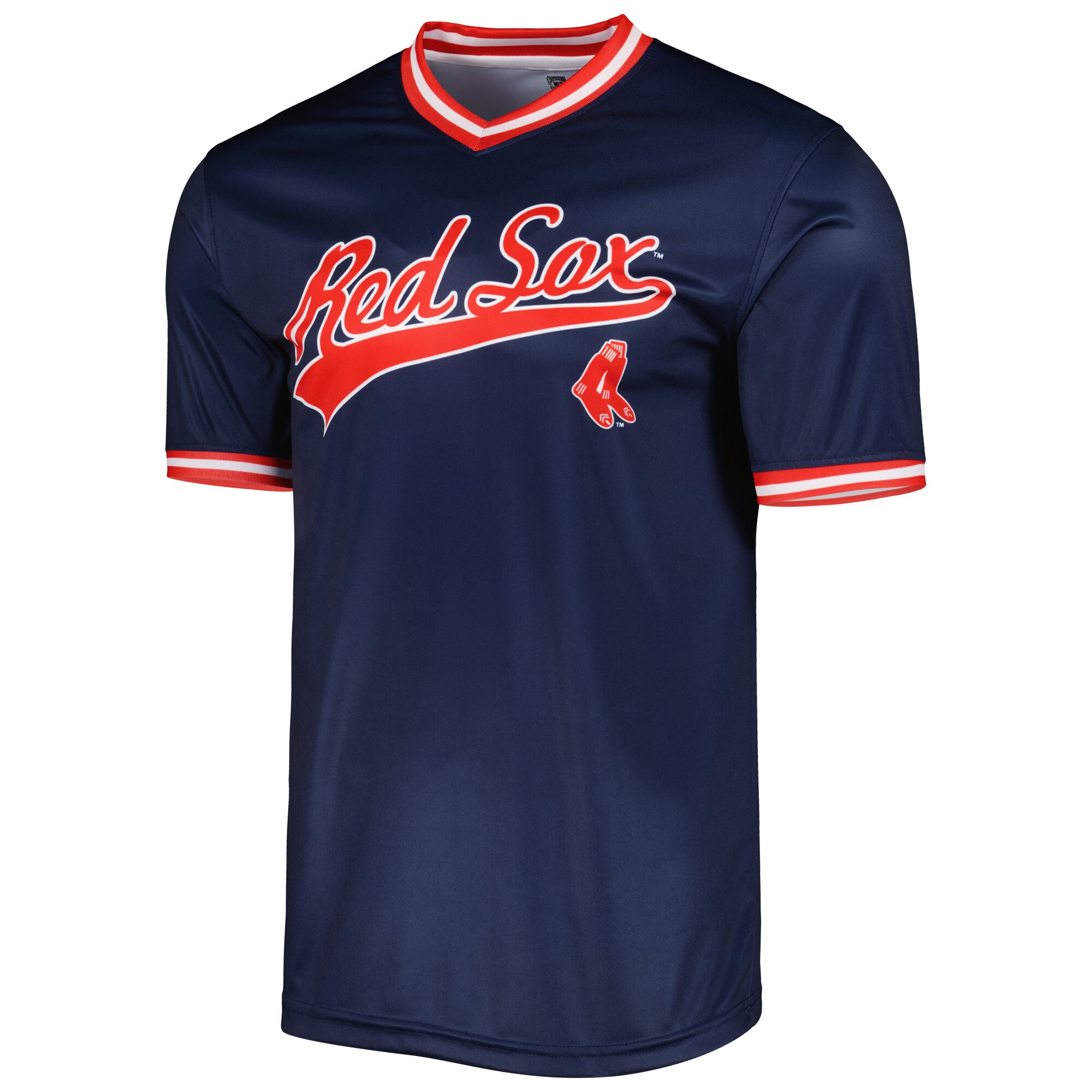 Boston Red Sox Stitches Navy Cooperstown Collection Team MLB Jersey Men's
