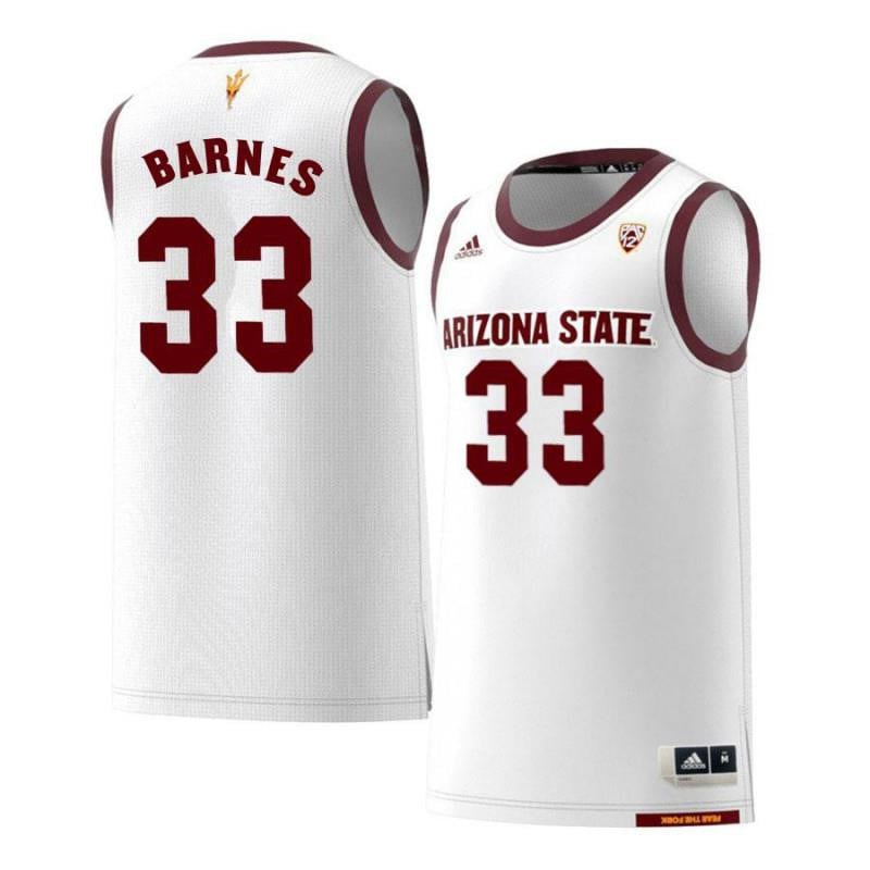 33 Bo Barne White Retro Arizona State Sun Devils NCAA Jersey Men's