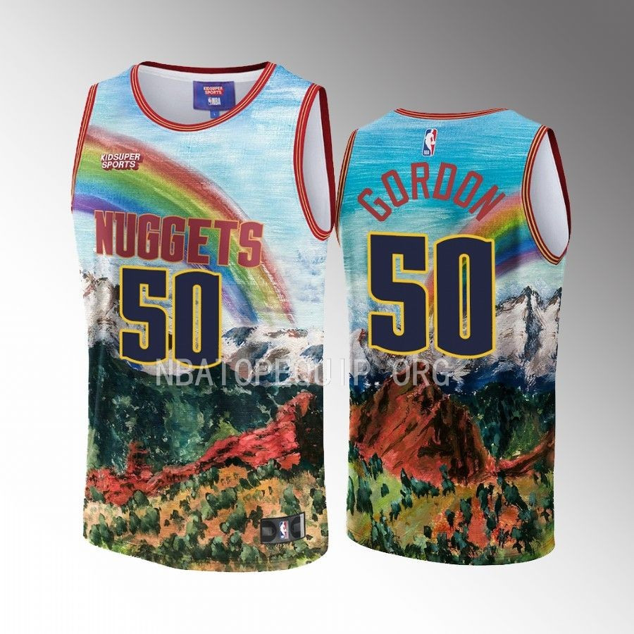 Aaron Gordon 50 Denver Nuggets KidSuper Studio Unisex Hometown NBA Jersey Unisex