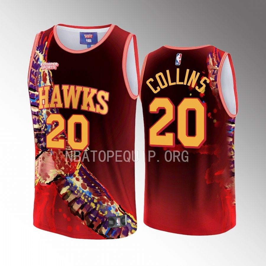 John Collins 20 Atlanta Hawks KidSuper Studio Unisex Hometown NBA Jersey Unisex
