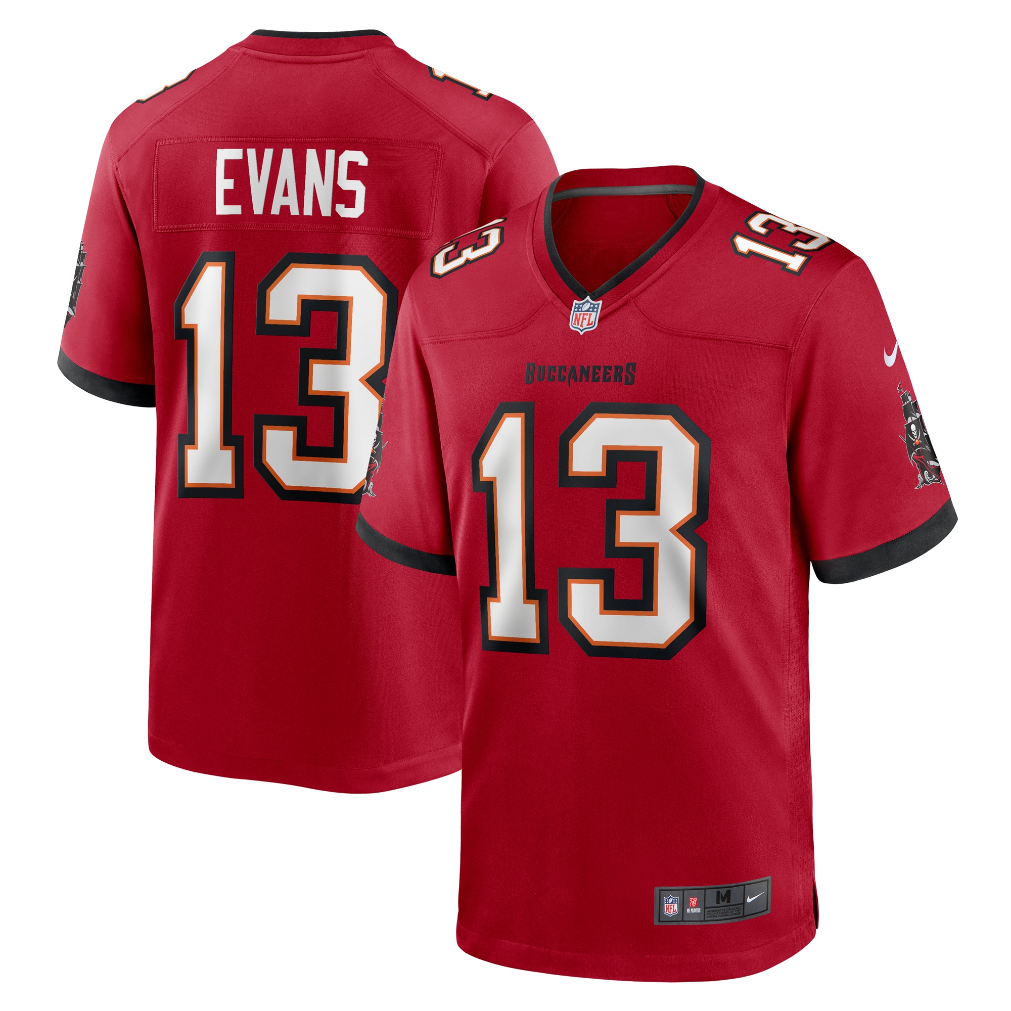 Tampa Bay Buccaneers Mike Evans Red Game NFL Jersey Men's