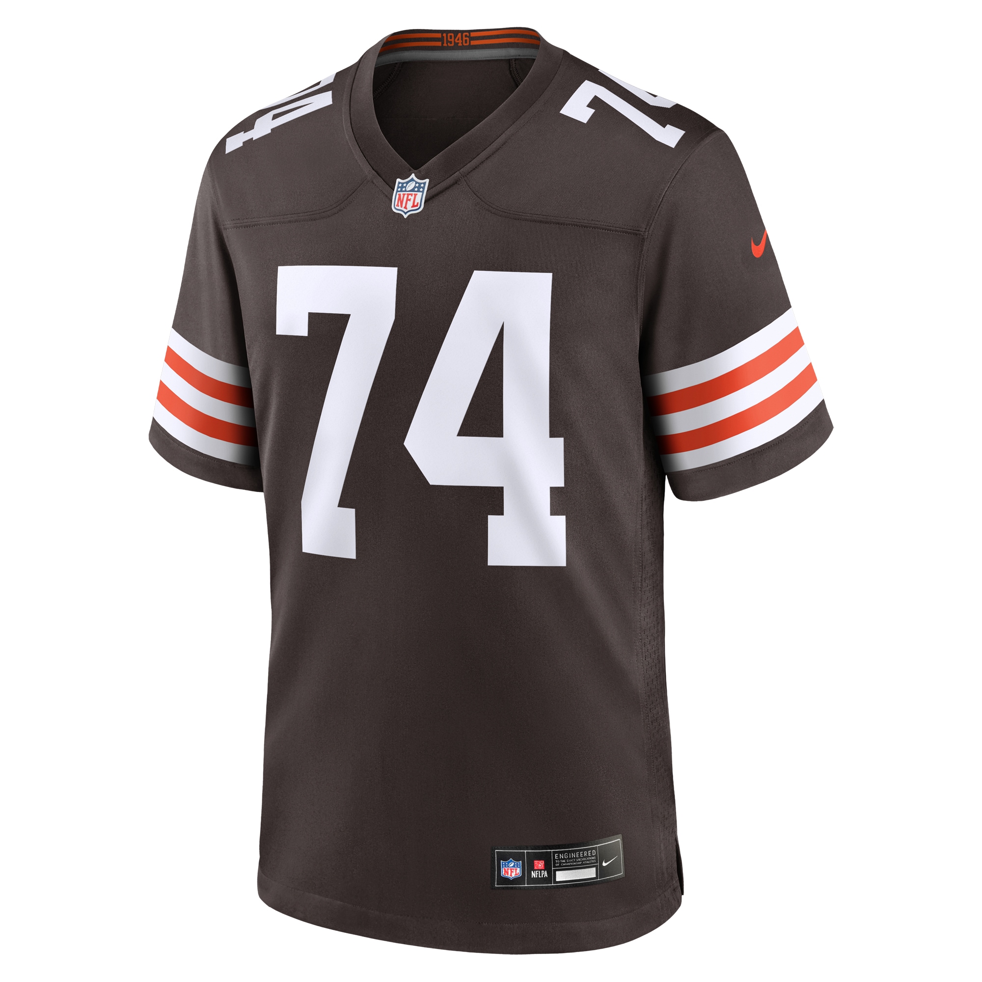 Cleveland Browns Hakeem Adeniji Brown Game NFL Jersey Men's