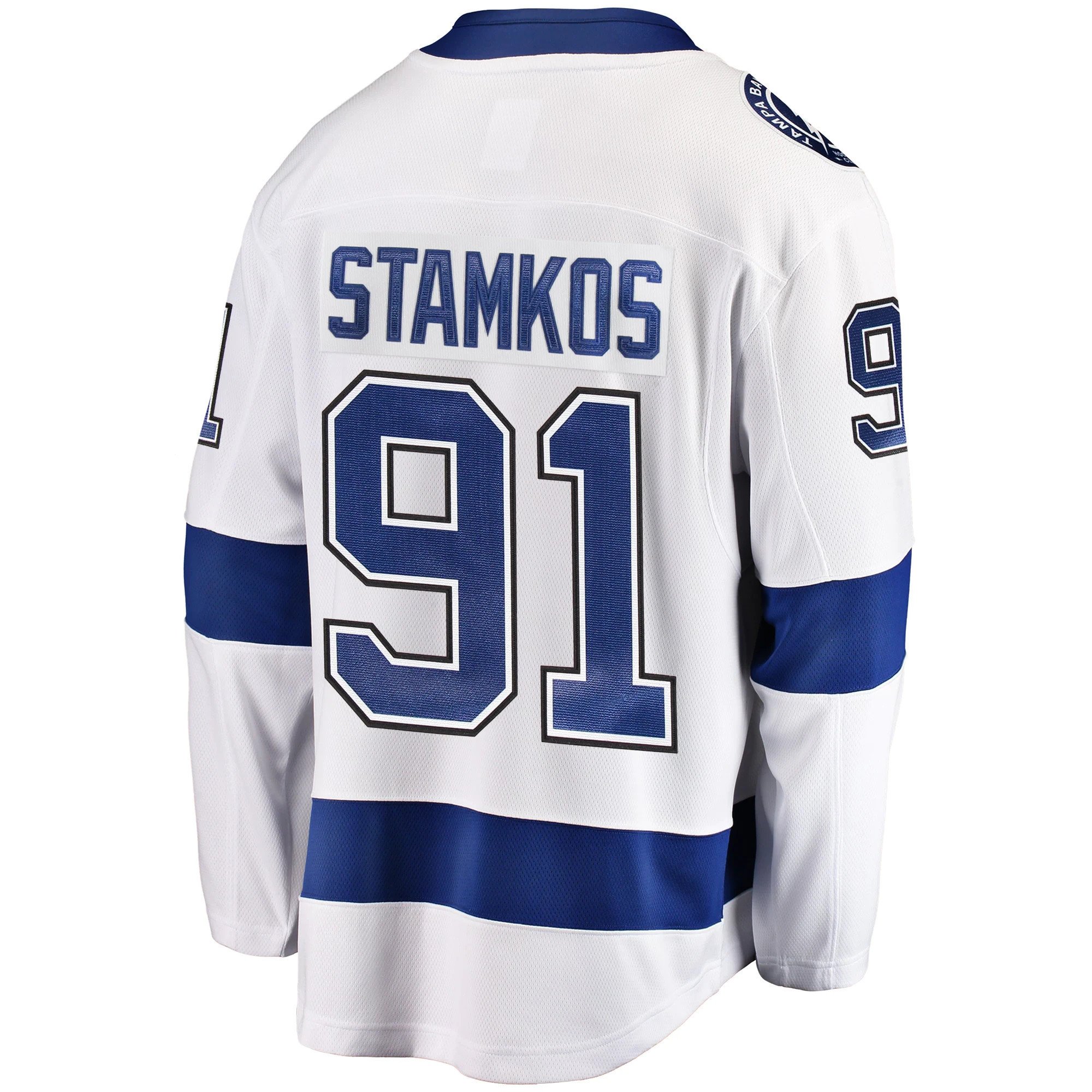 Tampa Bay Lightning Steven Stamkos White Breakaway Player NHL Jersey Men's