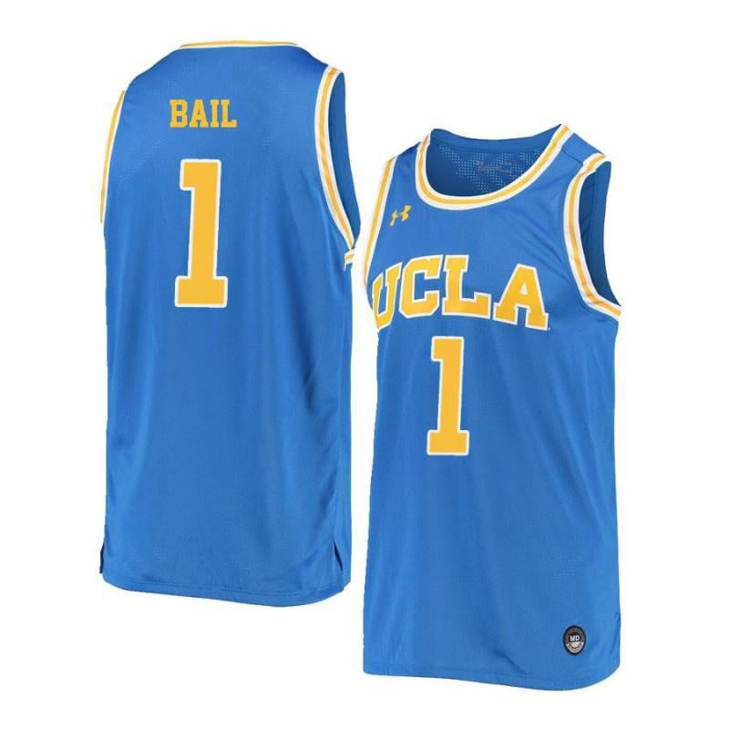 1 Wanaah Bail Blue Retro Elite UCLA Bruins NCAA Jersey Men's