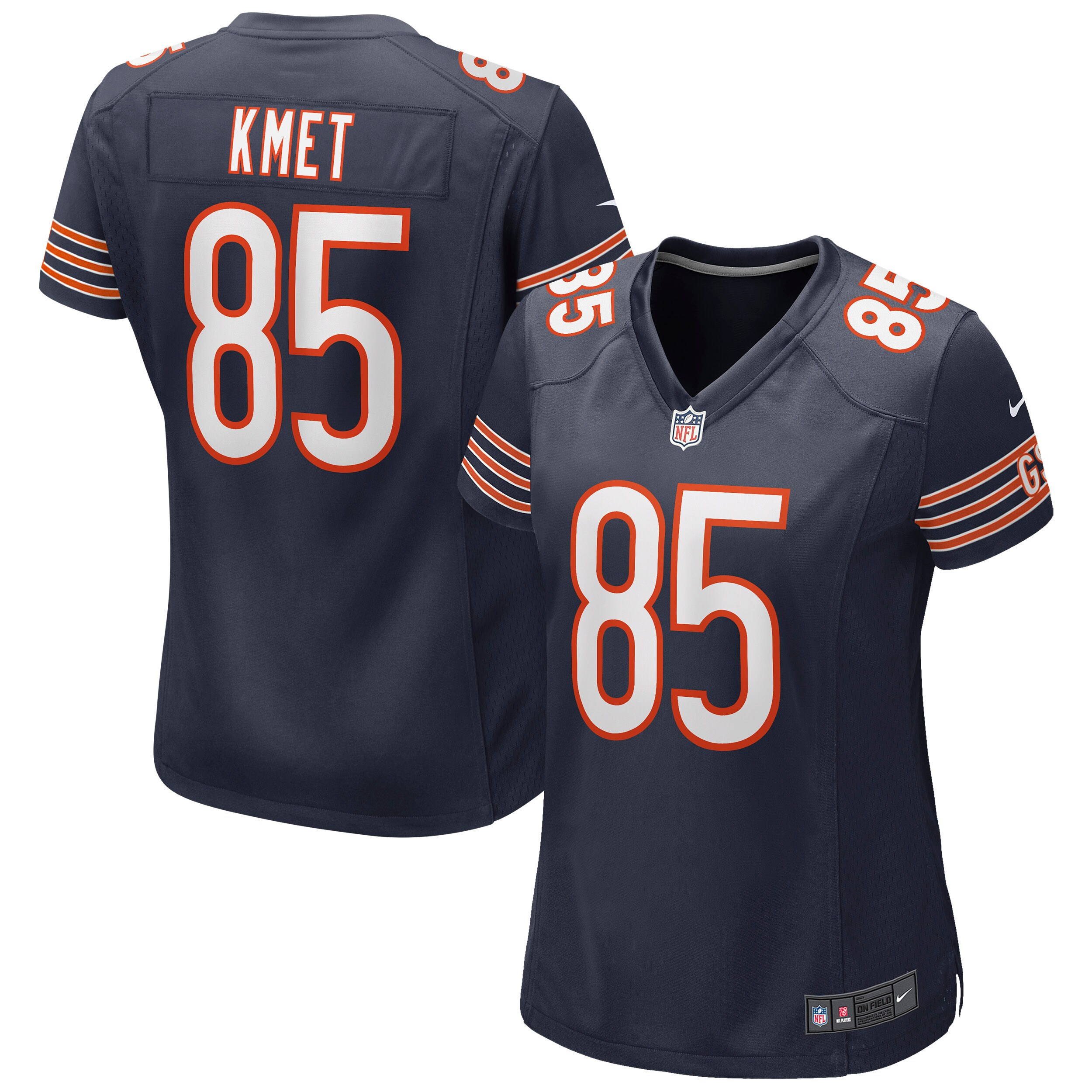 Chicago Bears Cole Kmet Navy Game NFL Jersey Women's
